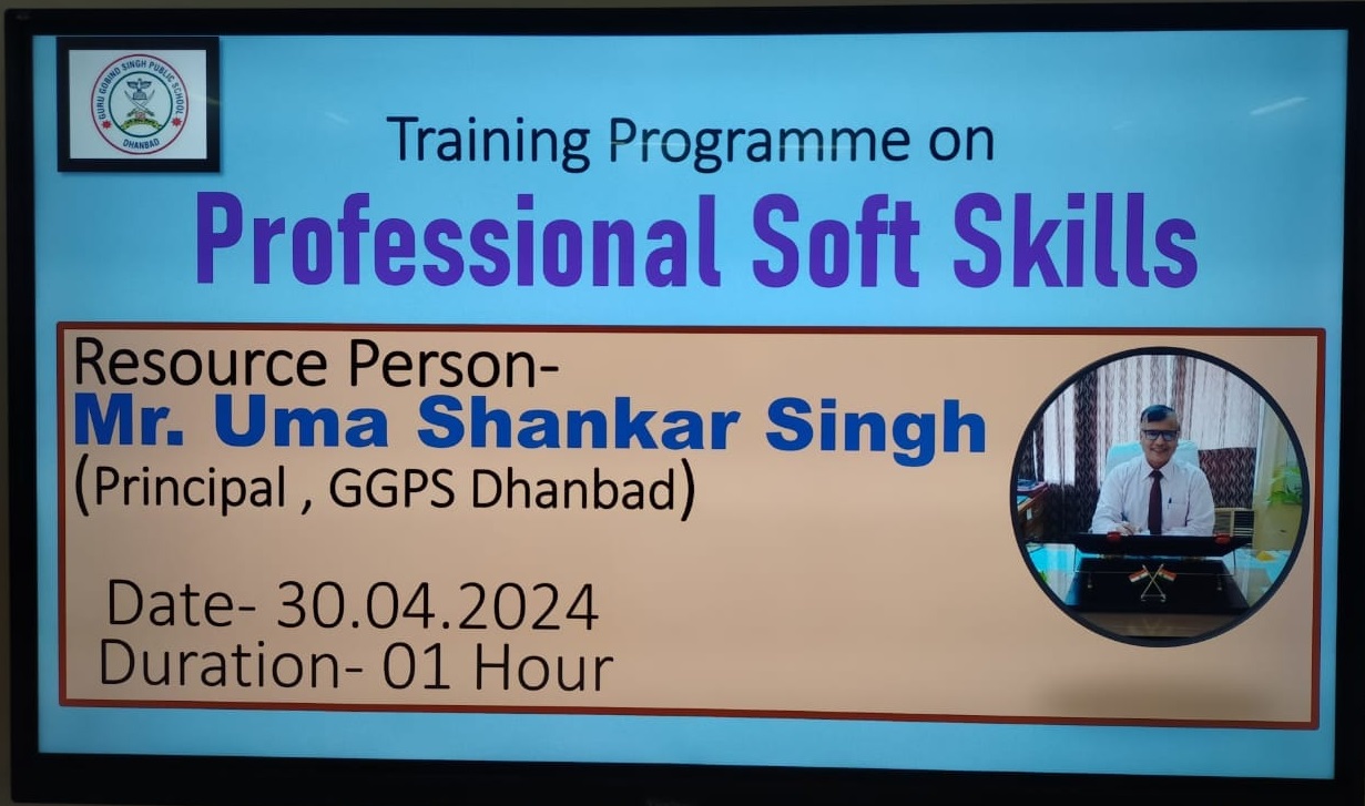 Inhouse training on  Professional Soft Skills